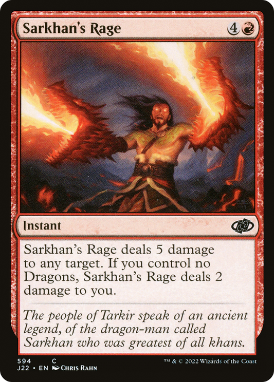 Sarkhan's Rage (J22) #594 [EN/N]