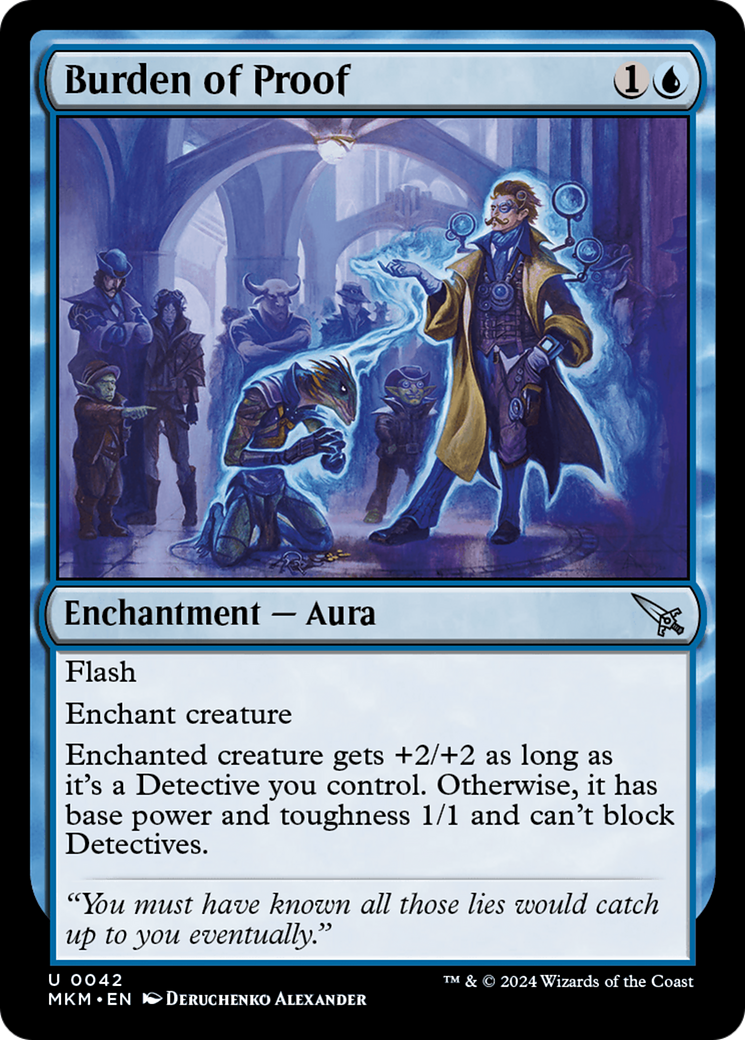 Burden of Proof (MKM) #42 [EN/N]
