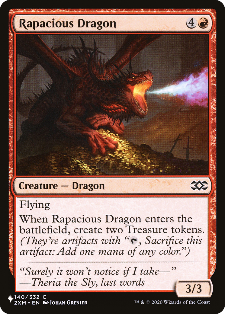 Rapacious Dragon (PLST) #2XM-140 [EN/N]