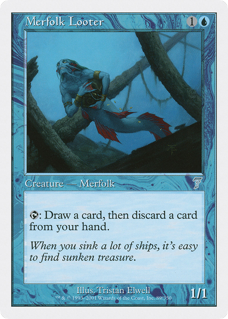 Merfolk Looter (7ED) #89 [EN/N]