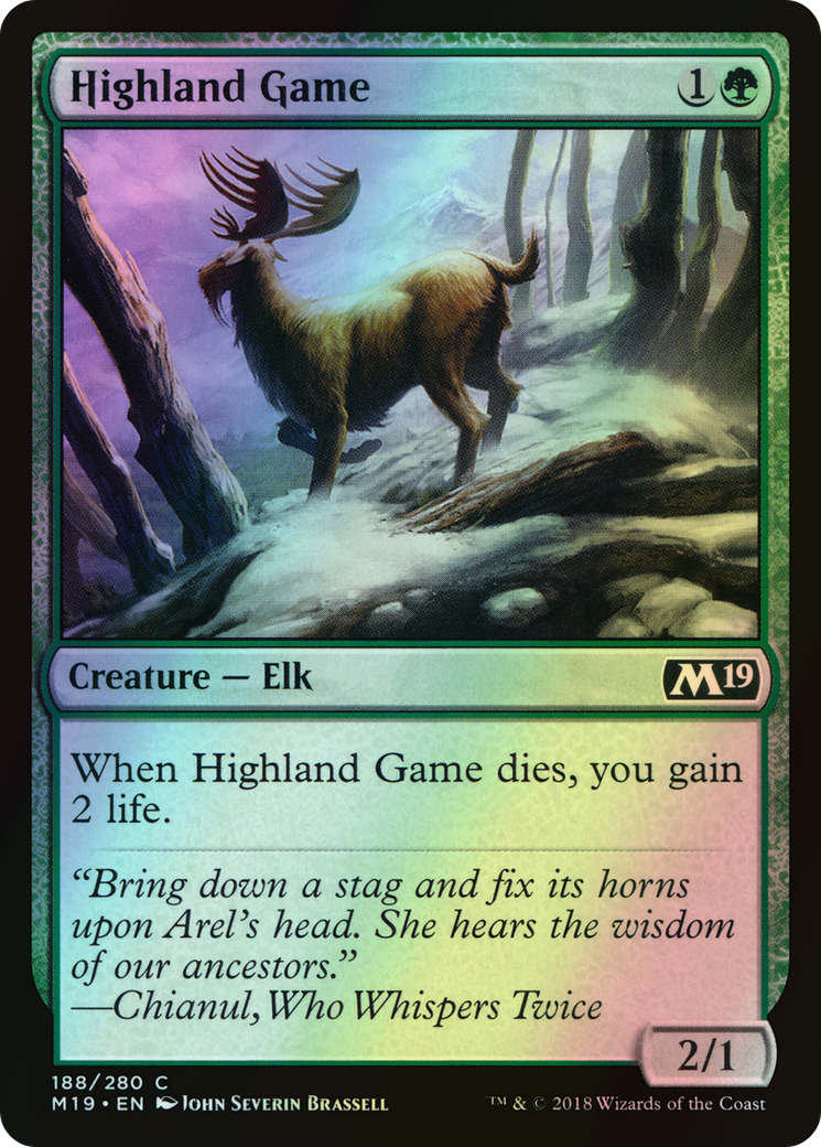 Highland Game (M19) #188 [EN/F]