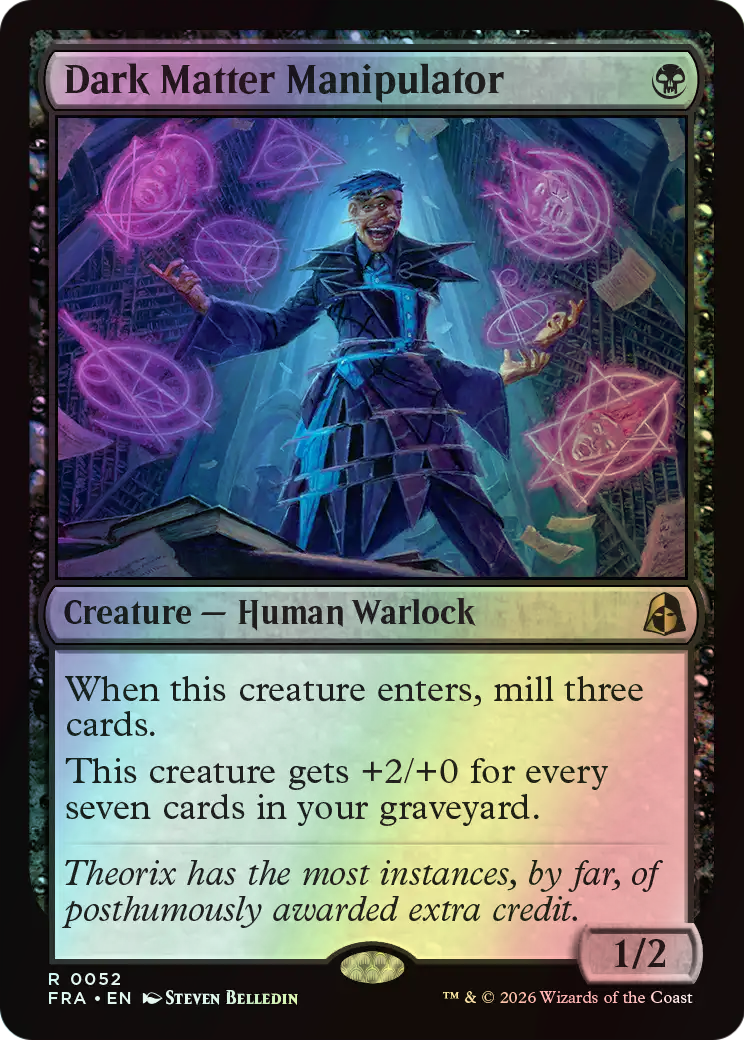 Dark Matter Manipulator (FRA) #52 [EN/F]