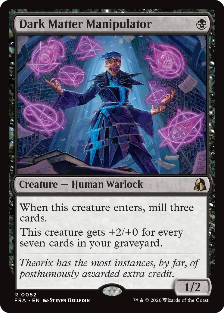 Dark Matter Manipulator (FRA) #52 [EN/N]
