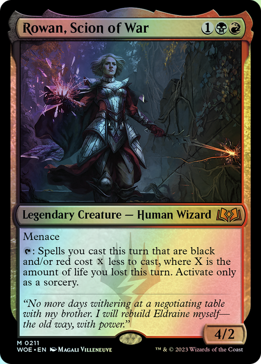 Rowan, Scion of War (WOE) #211 [EN/F] s/o
