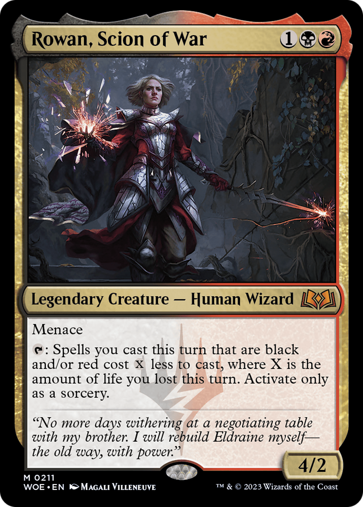 Rowan, Scion of War (WOE) #211 [EN/N]