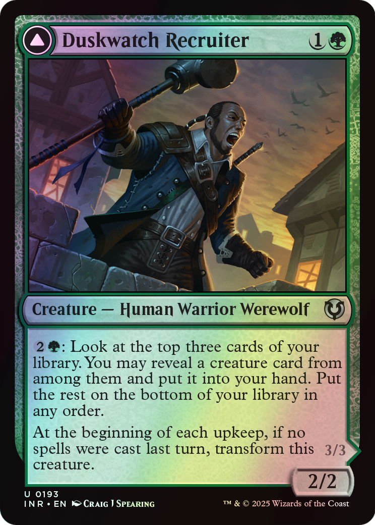 Duskwatch Recruiter // Krallenhorde Howler (INR) #193 [EN/F]