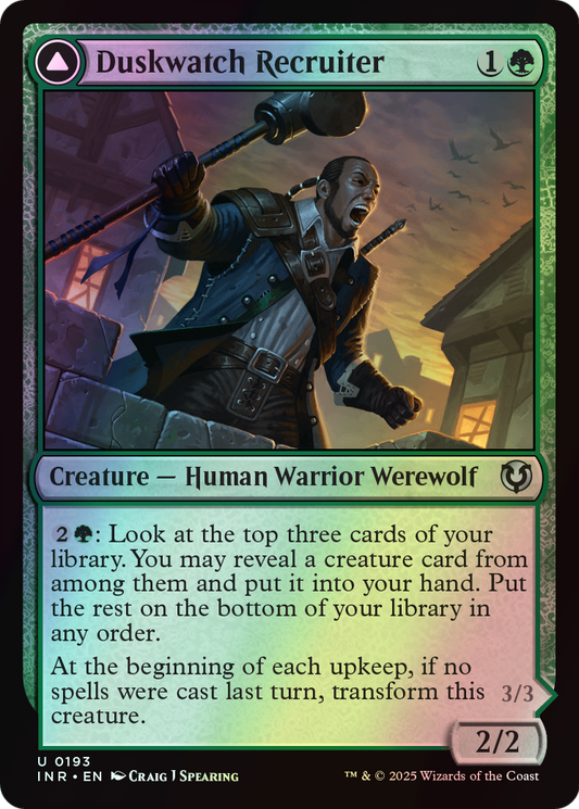 Duskwatch Recruiter // Krallenhorde Howler (INR) #193 [EN/F]