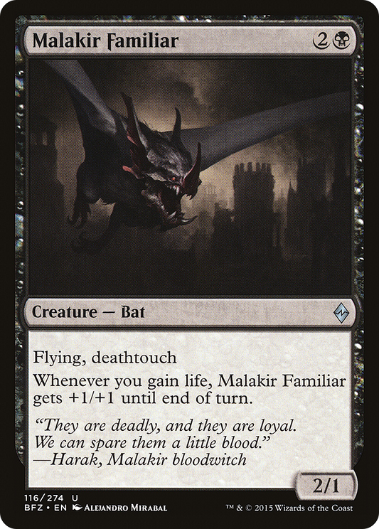 Malakir Familiar (BFZ) #116 [EN/N]