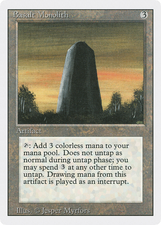Basalt Monolith (3ED) #235 [EN/N] s/o
