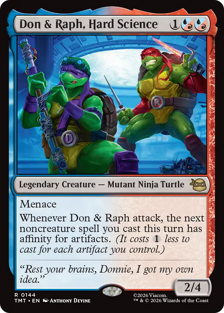 Don & Raph, Hard Science (TMT) #144 [EN/N] s/o
