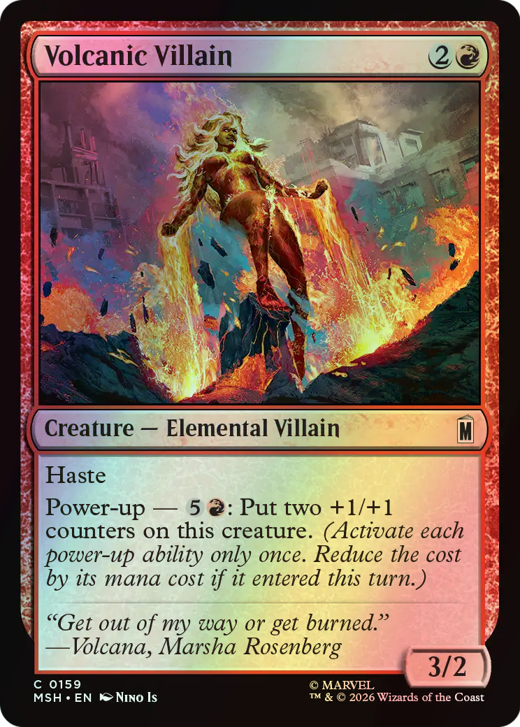 Volcanic Villain (MSH) #159 [EN/F]