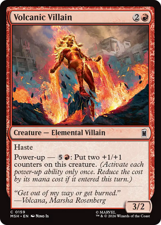 Volcanic Villain (MSH) #159 [EN/N]