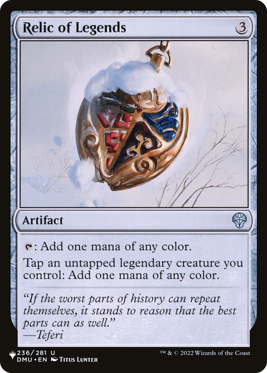 Relic of Legends (PLST) #DMU-236 [EN/N] s/o