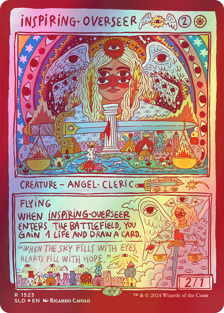 Inspiring Overseer - Rainbow Foil (SLD) #1523 [EN/F]