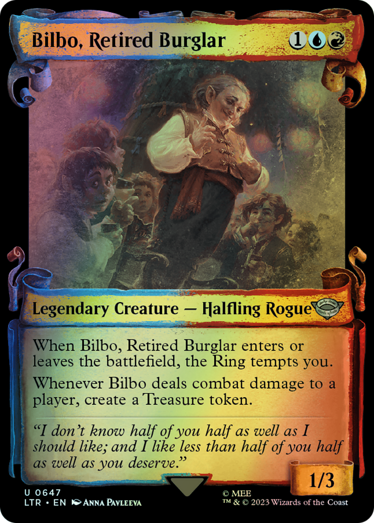 Bilbo, Retired Burglar - Silver Foil (LTR) #647 [EN/F]