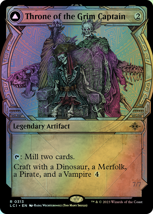 Throne of the Grim Captain // The Grim Captain (LCI) #313 [EN/F]