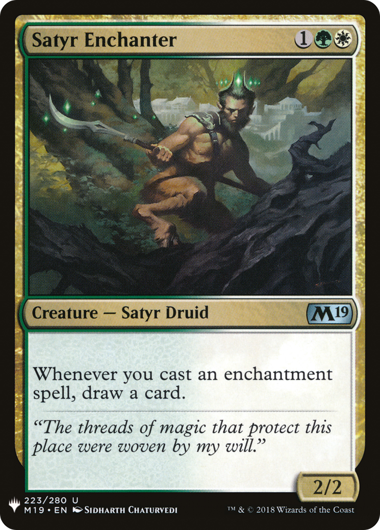 Satyr Enchanter (PLST) #M19-223 [EN/N] s/o