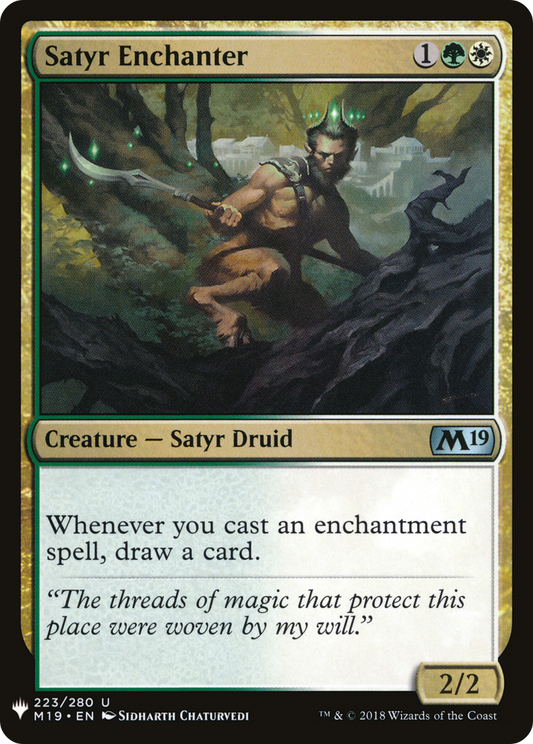 Satyr Enchanter (PLST) #M19-223 [EN/N] s/o