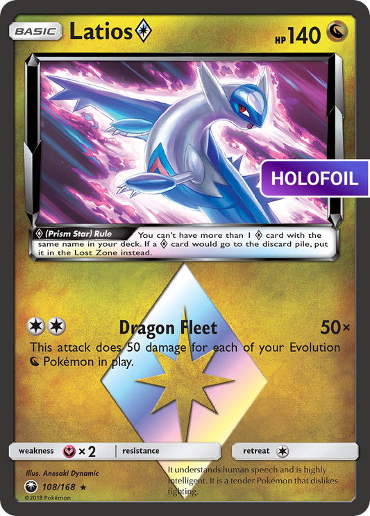 Latios Prism Star (CES) #108 [EN/H]