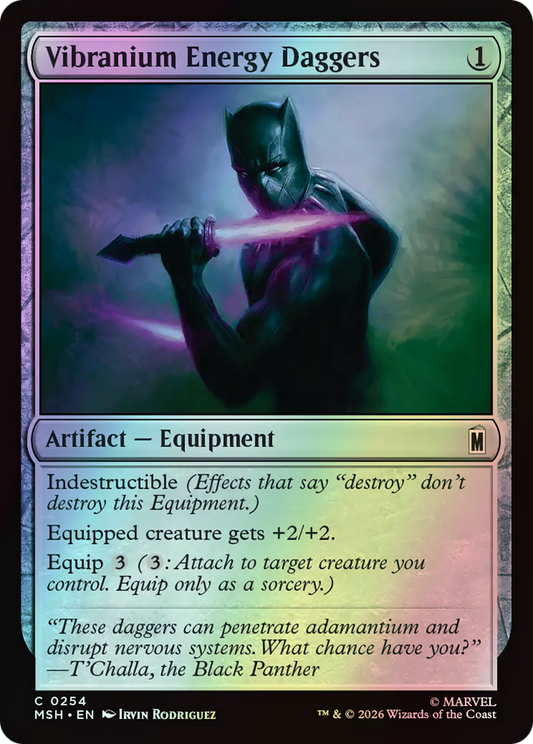 Vibranium Energy Daggers (MSH) #254 [EN/F]