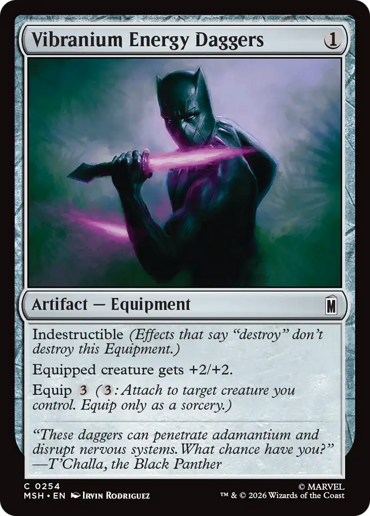 Vibranium Energy Daggers (MSH) #254 [EN/N]