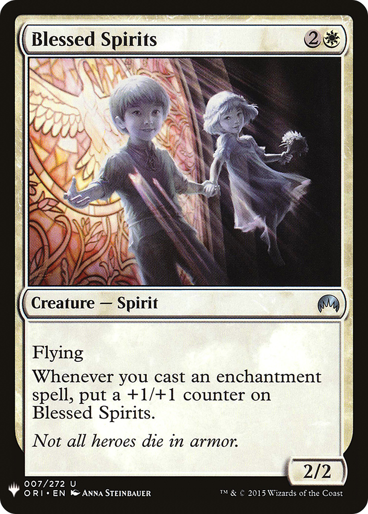 Blessed Spirits (PLST) #ORI-7 [EN/N]