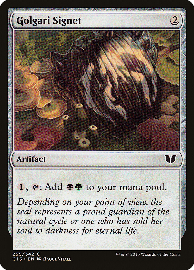 Golgari Signet (C15) #255 [EN/N]
