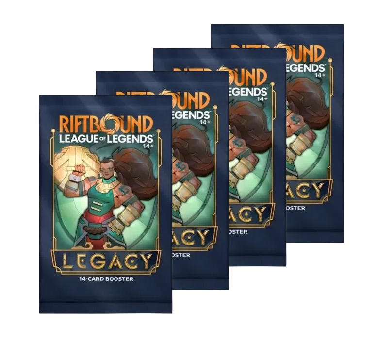 [PRE-ORDER] Riftbound - Legacy - 4-Pack Bundle