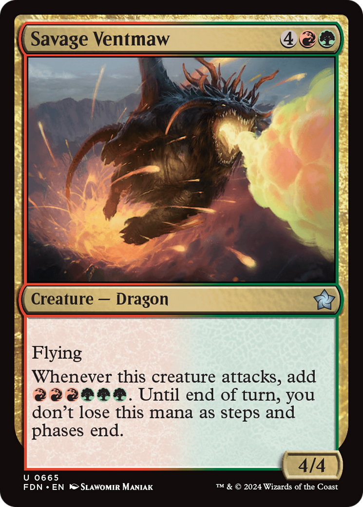 Savage Ventmaw (FDN) #665 [EN/N]