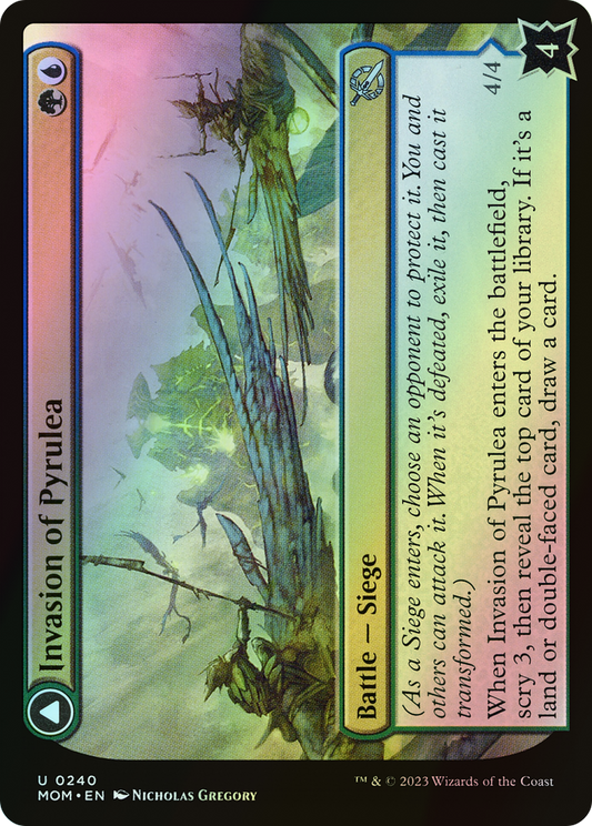 Invasion of Pyrulea // Gargantuan Slabhorn (MOM) #240 [EN/F]