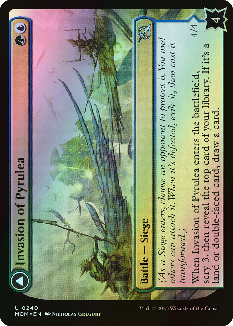 Invasion of Pyrulea // Gargantuan Slabhorn (MOM) #240 [EN/F]