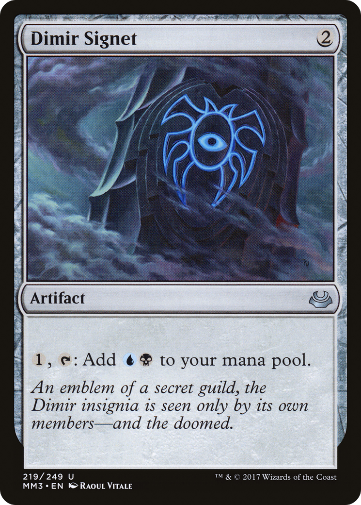 Dimir Signet (MM3) #219 [EN/N] s/o