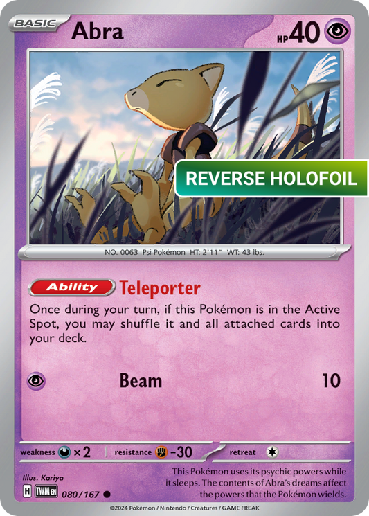 Abra (TWM) #080 [EN/R] s/o