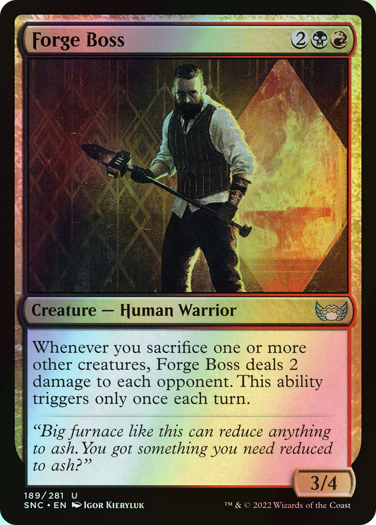 Forge Boss (SNC) #189 [EN/F]