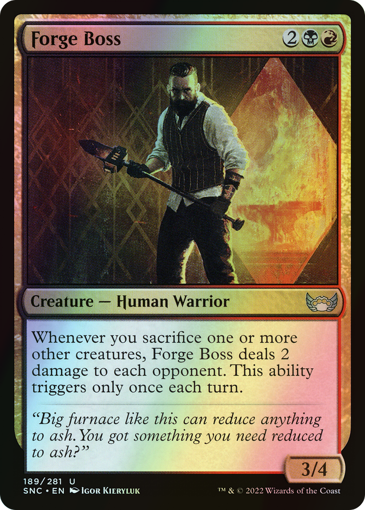Forge Boss (SNC) #189 [EN/F]