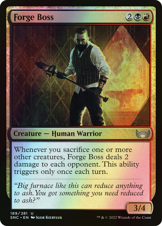 Forge Boss (SNC) #189 [EN/F] s/o
