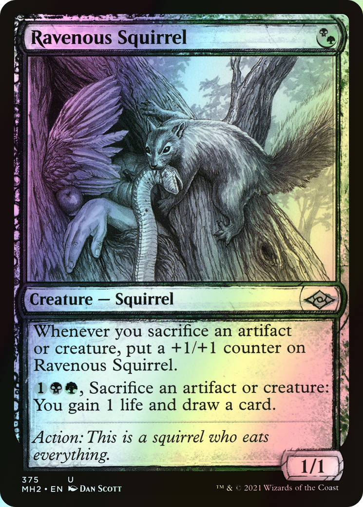 Ravenous Squirrel (MH2) #375 [EN/F]
