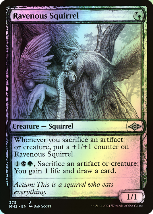 Ravenous Squirrel (MH2) #375 [EN/F]