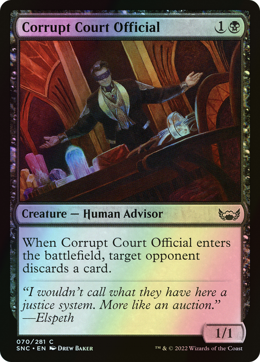 Corrupt Court Official (SNC) #70 [EN/F]