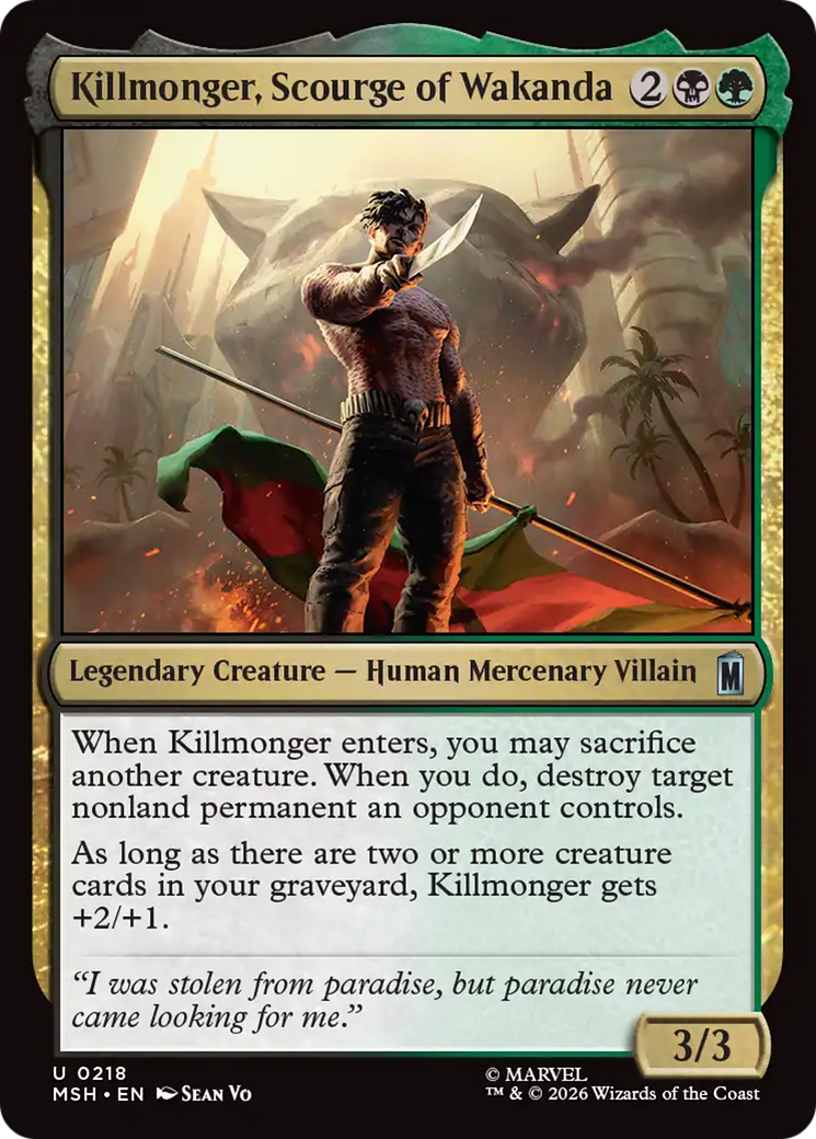 Killmonger, Scourge of Wakanda (MSH) #218 [EN/N]