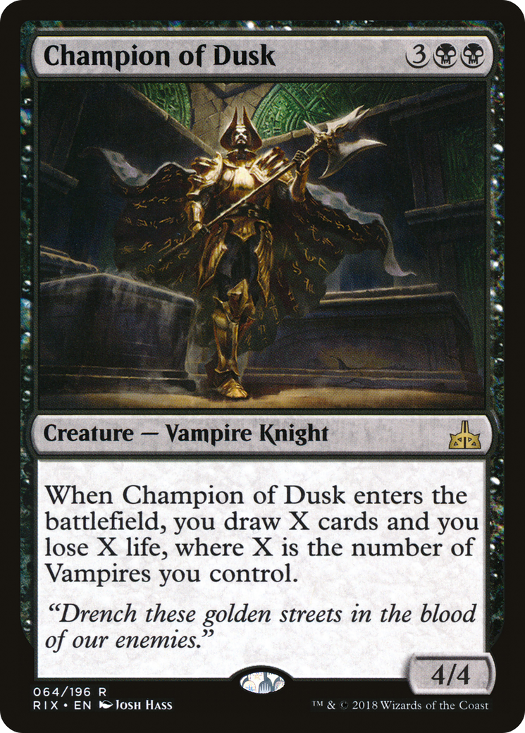 Champion of Dusk (RIX) #64 [EN/N] s/o