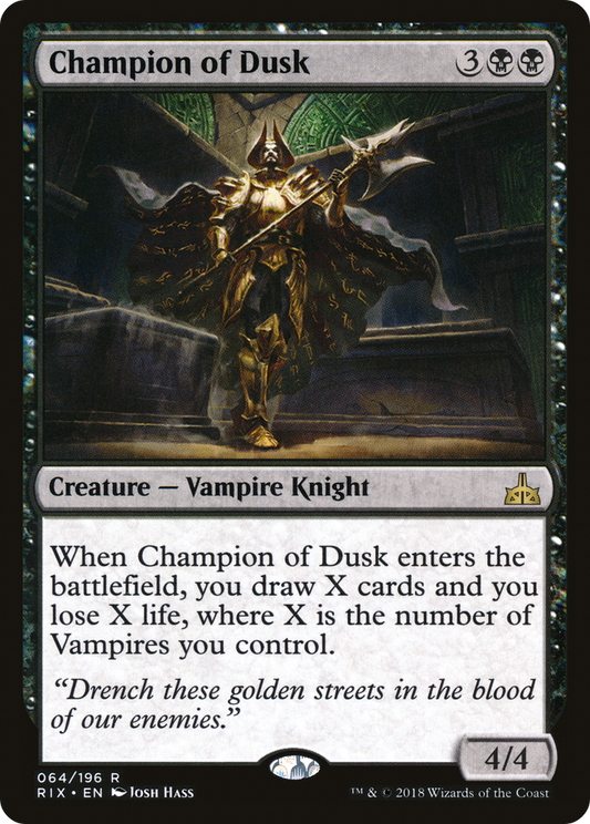 Champion of Dusk (RIX) #64 [EN/N] s/o