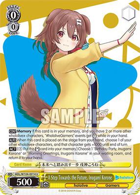 A Step Towards the Future, Inugami Korone (HOL) #HOL/W104-E014 [EN]