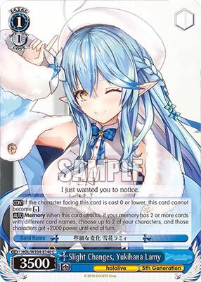 Slight Changes, Yukihana Lamy (HOL) #HOL/W104-E140 [EN]