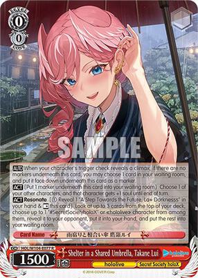 Shelter in a Shared Umbrella, Takane Lui (HOL) #HOL/W104-E077 [EN]