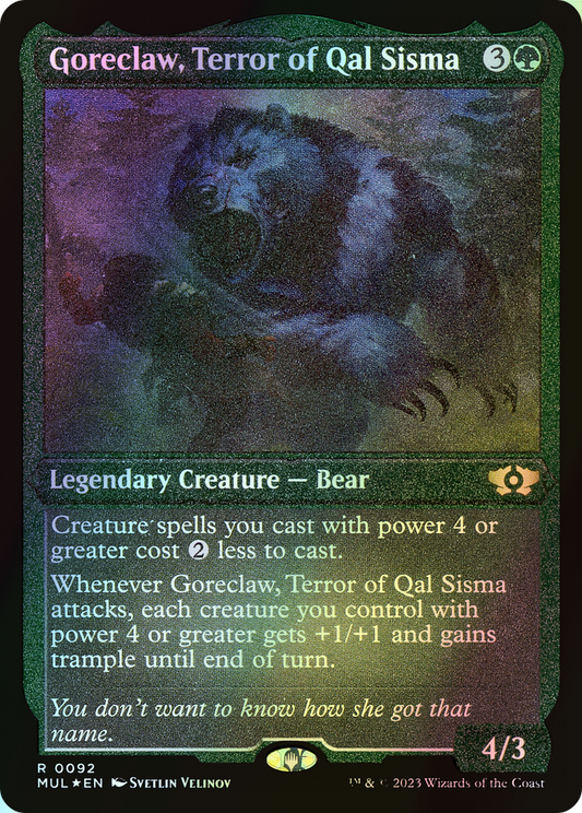 Goreclaw, Terror of Qal Sisma (MUL) #92 [EN/E] s/o