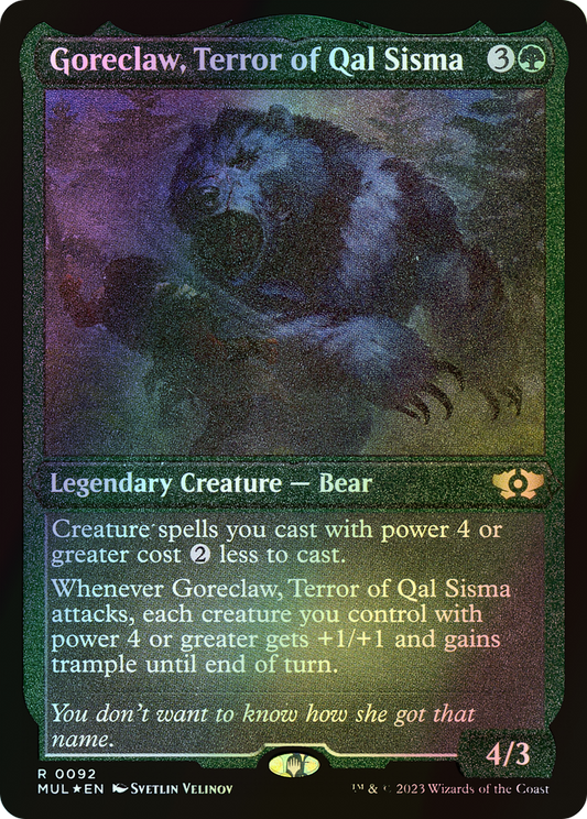 Goreclaw, Terror of Qal Sisma (MUL) #92 [EN/E] s/o