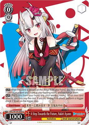 A Step Towards the Future, Nakiri Ayame (HOL) #HOL/W104-E083 [EN]
