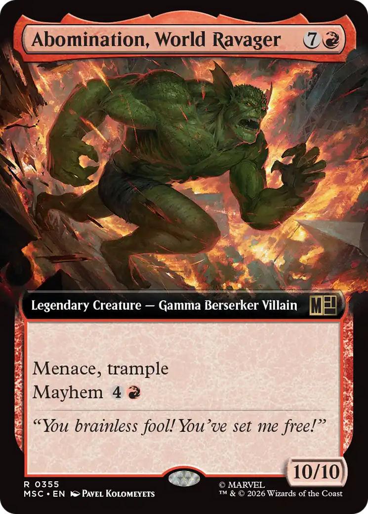 Abomination, World Ravager (MSC) #355 [EN/N]