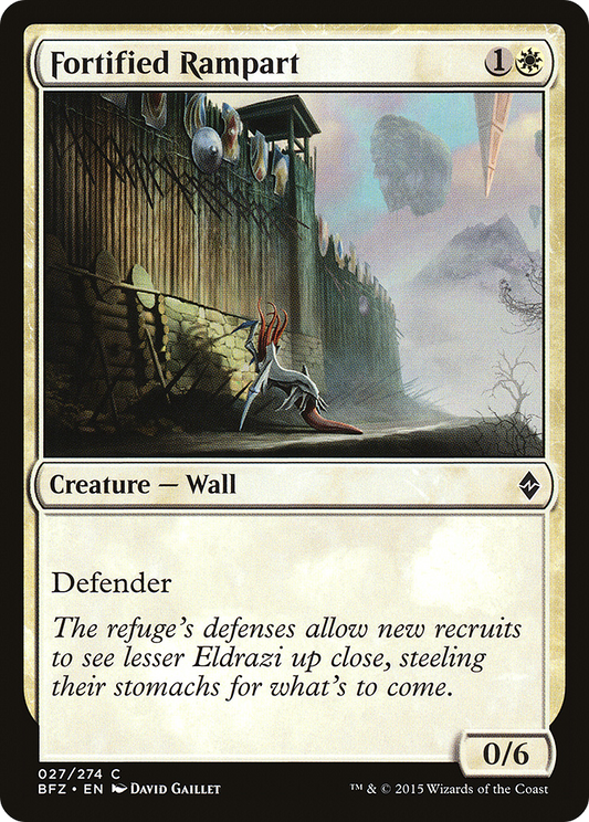 Fortified Rampart (BFZ) #27 [EN/N]